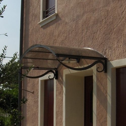 Pensilina per porta - CURVA - FIVE STARS ITALY - per finestra / in alluminio / in policarbonato