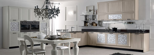 Cucina contemporanea - FLY - NEW - Torchetti Cucine - in legno / a L / con impugnature