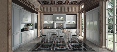Cucina classica - FIRENZE - Torchetti Cucine - in legno / a scomparsa / con impugnature