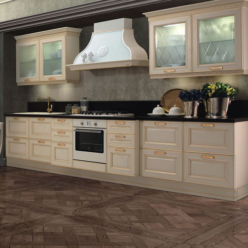 Cucina classica - FIRENZE - Torchetti Cucine - in vetro / in legno / con impugnature