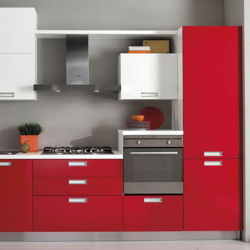 Cucina contemporanea - KATE - Torchetti Cucine - in laminato / con maniglia integrata / laccata