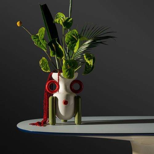 Vaso design originale - EXPLORER  - BD Barcelona Design - in ceramica smaltata / da tavolo / di Jaime Hayon