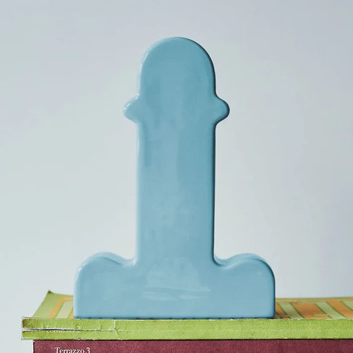 Vaso design originale - SHIVA  - BD Barcelona Design - in ceramica smaltata / di Ettore Sottsass / blu