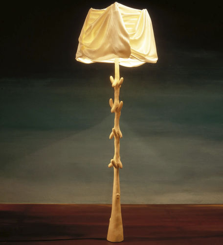 Lampada da terra - MULETAS  - BD Barcelona Design - in lino / in legno / classica