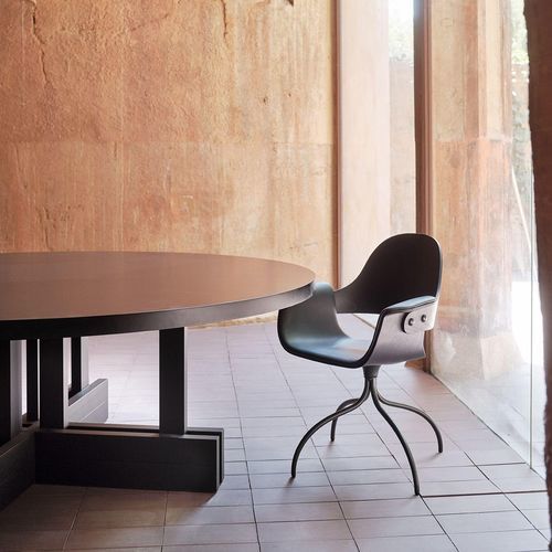 Sedia contemporanea - SHOWTIME 2.0 - BD Barcelona Design - da interno / in tessuto / in pelle