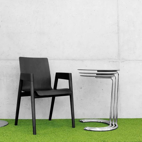 Tavolo d'appoggio contemporaneo - HOLZER - Löffler Bürositzmöbel GmbH - in HPL / in plastica / con supporto in acciaio inossidabile