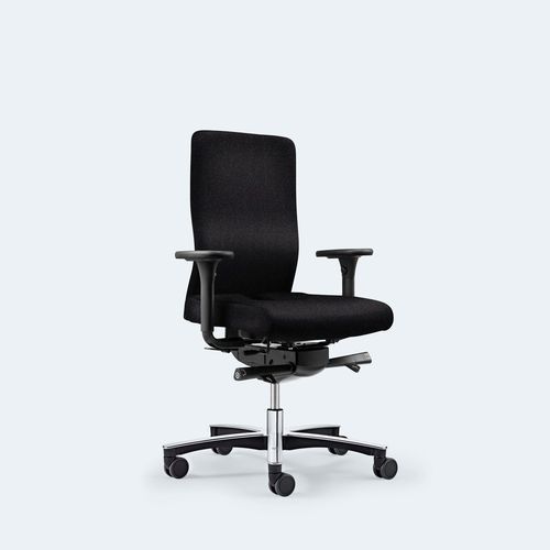 Sedia da ufficio contemporanea - PLUS VISIBLE - Löffler Bürositzmöbel GmbH - da interno / in tessuto / con supporto in metallo