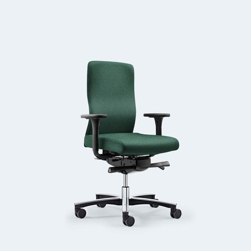 Sedia contemporanea - PLUS KYPHOSESTÜTZE - Löffler Bürositzmöbel GmbH - da interno / in tessuto / con supporto in metallo