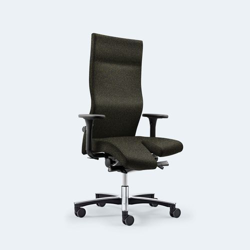 Sedia da ufficio contemporanea - Plus Arthrodese XL - Löffler Bürositzmöbel GmbH - da interno / in tessuto / con supporto in alluminio