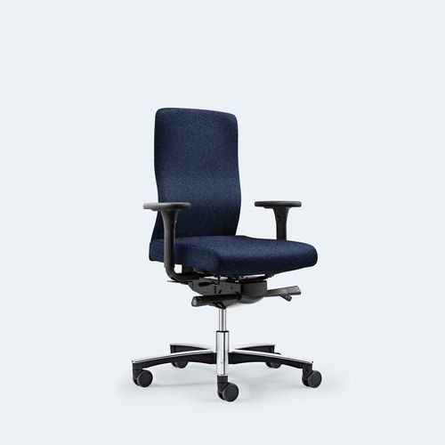 Sedia da ufficio contemporanea - PLUS - Löffler Bürositzmöbel GmbH - da interno / in tessuto / con supporto in metallo