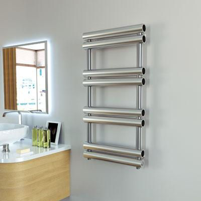 Scaldasalviette ad acqua calda - TUBO - AEON Sculptural Heating - elettrico / contemporaneo / in acciaio inossidabile