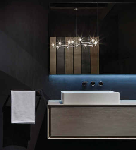 Lavabo da appoggio - K.ONE - RI.FRA MOBILI - in Corian® / rettangolare / contemporaneo