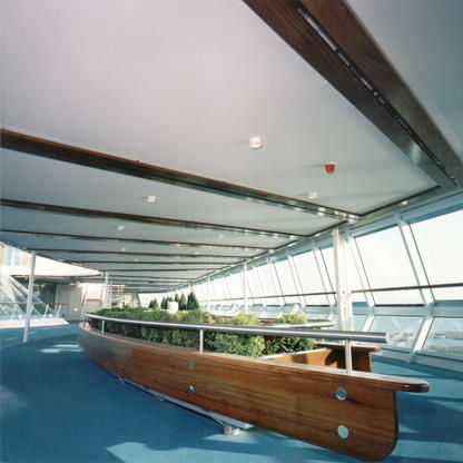 Tensostruttura a membrana e funi - STRETCHED - ACS-PRODUCTION - per soffitto / con membrana in ETFE