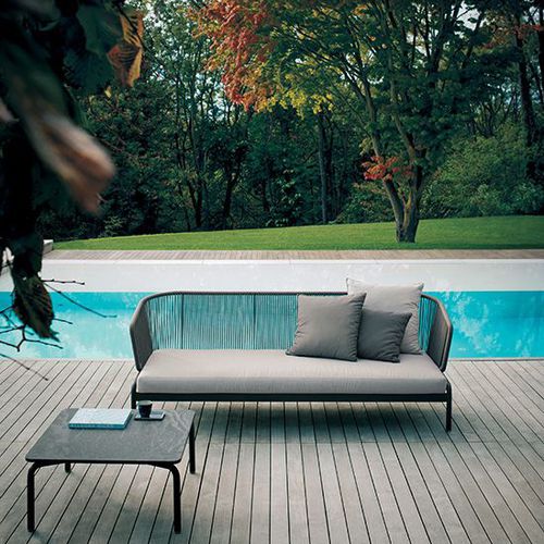 Divano contemporaneo - SPOOL 003  - RODA - da giardino / per yacht / per terrazza