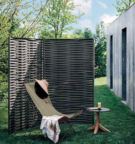Paravento contemporaneo - WING 001 - RODA - in acciaio inossidabile / in poliestere / da giardino