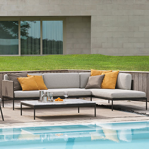 Divano modulare - BASKET - RODA - contemporaneo / da giardino / in Batyline®