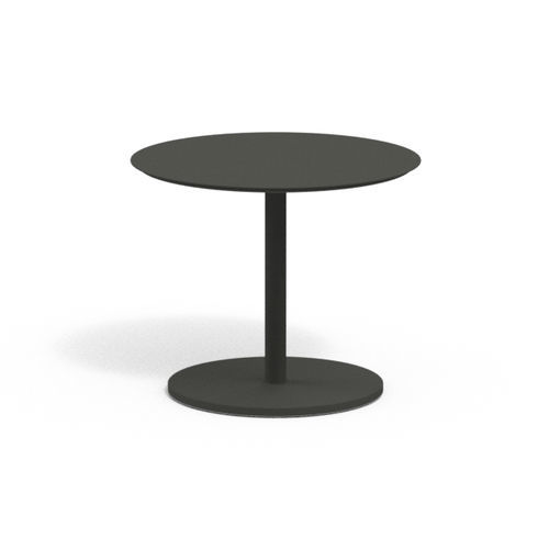 Set Bistrot Da Giardino In Alluminio Bianco Con 2 Poltrone E Tavolo 60 Cm Nigella