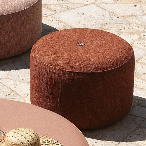 Pouf contemporaneo - DOUBLE 031 - RODA - in tessuto / in poliestere / in nylon