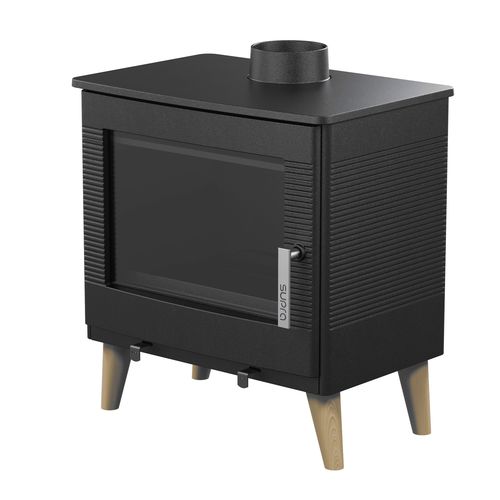 Stufa a legna - MARKUS - SUPRA FRANCE - 5 kW...10 kW / con piedi / contemporanea