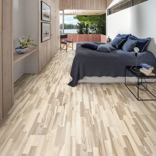 Parquet multistrato - COUNTRY VANILLA 3S - Karelia - in frassino / opaco / laccato