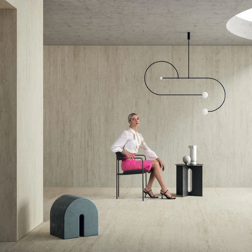 Piastrella in gres porcellanato - MARVEL TRAVERTINE - Atlas Concorde - semibrillante / finitura madreperla / da interno