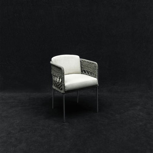 Sedia contemporanea - MINI TOMBOLO - Living Divani - da interno / da esterno / in pelle