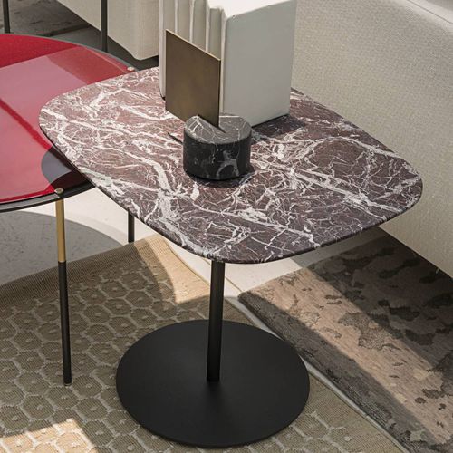 Tavolino contemporaneo - FLOYD  - Living Divani - in rovere / in MDF / in marmo
