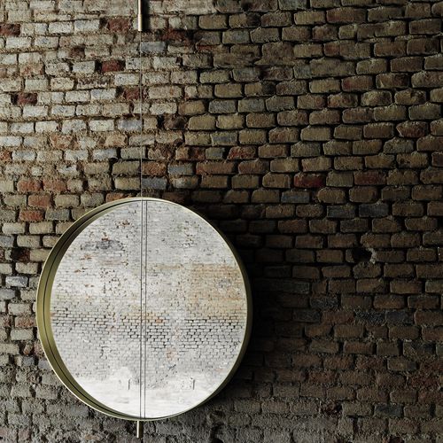 Specchio a muro - GALILEO - Living Divani - sospeso / contemporaneo / rotondo