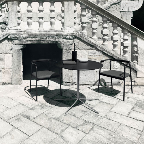 Sedia da giardino contemporanea - RIVULET - Living Divani - da esterno / in tessuto / con supporto in acciaio inossidabile
