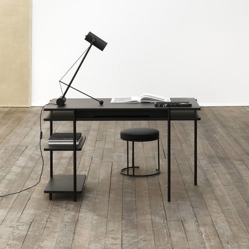 Scrittoio contemporaneo - AERO D - Living Divani - in legno laccato / in MDF / in acciaio