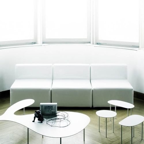 Chauffeuse contemporanea - CABRIO - Living Divani - in tessuto sintetico / in pelle / in legno compensato