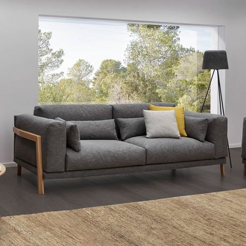 Divano contemporaneo - TIME - Joquer - in tessuto / con rivestimento rimovibile / con cuscino rimovibile