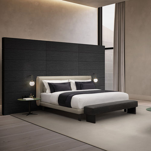 Letto matrimoniale - SERENE - Joquer - contemporaneo / imbottito / con testiera