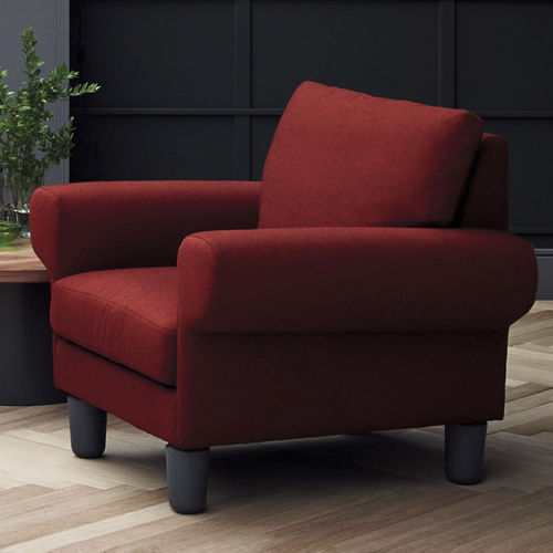Poltrona classica - MAGNUS - Joquer - in tessuto / in legno / con cuscino rimovibile