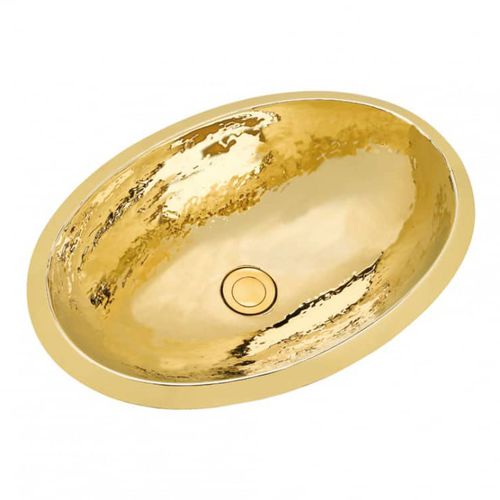 Lavabo da incasso - EMMA 30 - JANDELLE - in rame / ovale / contemporaneo