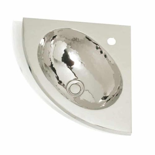 Lavabo sospeso - SWANN - JANDELLE - in rame / d'angolo / contemporaneo
