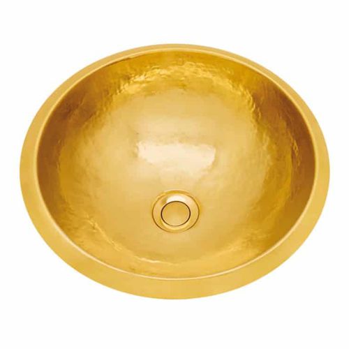 Lavabo da incasso - LOUISE 30 - JANDELLE - in rame / rotondo / contemporaneo