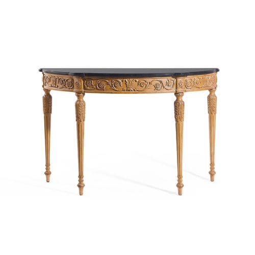 Consolle neoclassica - ART. 5166 - SALDA ARREDAMENTI - in faggio / in marmo / semicircolare