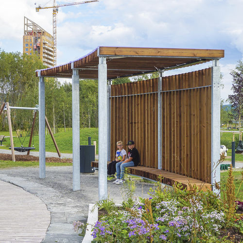 Tendone parasole per spazio pubblico - ROUGH&READY  - Streetlife