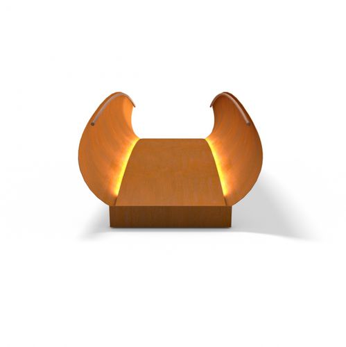Passerella in corten - COCOON  - Streetlife - a travi