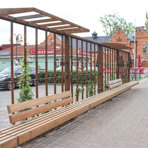 Graticolato per giardino verticale - STREET SCREENS - Streetlife - in acciaio COR-TEN®
