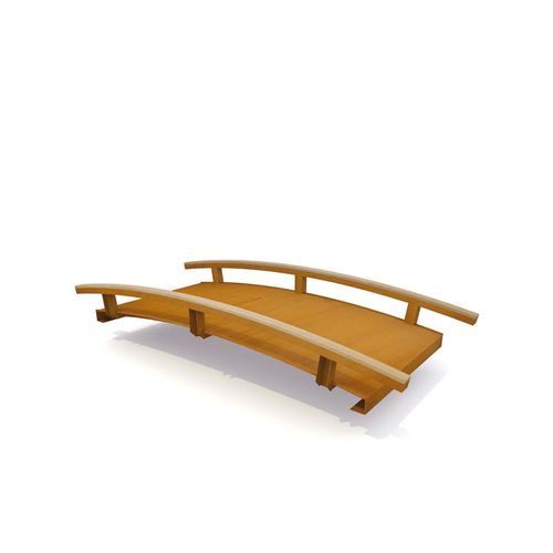 Ponte in legno di latifoglie - ZEN - Streetlife - in corten / ad arco / pedonale