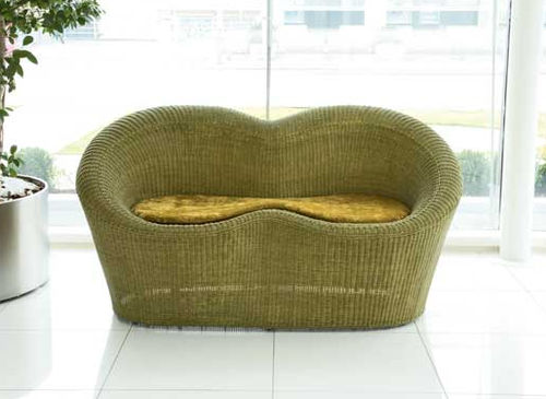 Divano contemporaneo - GIADA - Dolcefarniente by DFN srl - verde / in rattan / in vimini