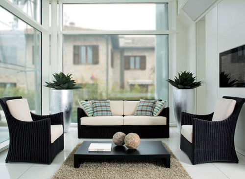 Divano contemporaneo - STEPHANY - Dolcefarniente by DFN srl - multicolore / in vimini / 2 posti