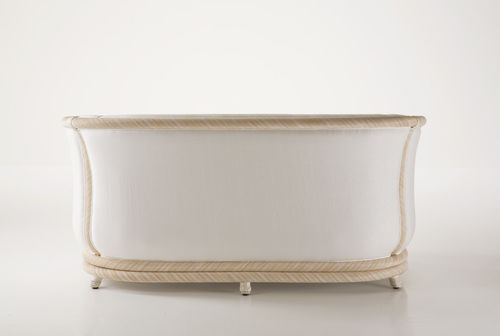 Divano classico - MARLENE  - Dolcefarniente by DFN srl - in tessuto / bianco / in rattan