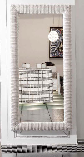 Specchio a muro - ‘900  - Dolcefarniente by DFN srl - contemporaneo / rettangolare / in rattan