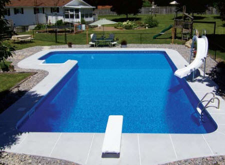 Piscina in pannelli - BAHAMA FULL-L - Kafko Manufacturing - da esterno / interrata / in acciaio