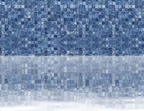 Membrana per piscina in PVC - BLUE MOSAIC - Kafko Manufacturing