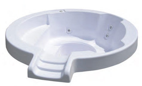 Spa da incasso - Kafko Manufacturing - circolare / 6 posti / per uso residenziale