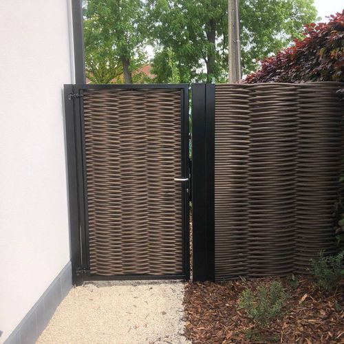 Cancelletto in acciaio galvanizzato - WOODSCAPE - FOREST AVENUE - in fibre sintetiche / in acciaio con rivestimento a polvere / in acciaio termolaccato
